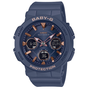 セール！★新品 カシオ正規保証付き★BABY-G BGA-2510-2AJF 電波ソーラー ネイビー 防水 耐衝撃 レディース腕時計★プレゼントに最適