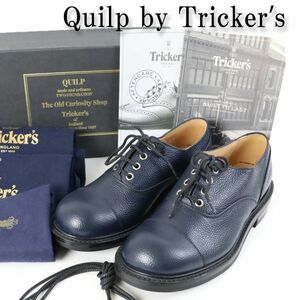 134 新品 Quilp by Tricker’s トリッカーズ 最高級 英国製 クイルプ レザー シューズ メンズ ナナミカ 靴 定価106,700円 UK8