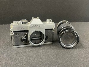 KY0604-5I　ゆうパック着払い　Canon　FTb　QL　200mm　1:4　一眼レフカメラ　キャノン　フィルムカメラ　光学機器　