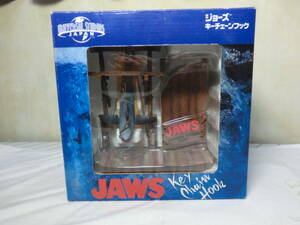 ジョーズ JAWS キーチェーンフック 未使用品 元箱痛み有 ユニバーサルスタジオ サメ フィギュア 