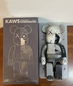 ベアブリック BE@RBRICK KAWS Dissected Companion GREY 400%