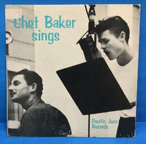 10inch 洋楽 Chet Baker / Chet Baker Sings 米盤 Pacific Jazz