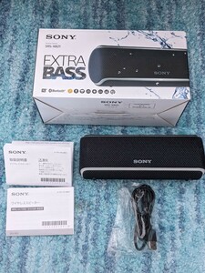 0602u2415　ソニー ワイヤレスポータブルスピーカー SRS-XB21 Bluetooth 2018年モデル ブラック　※同梱不可