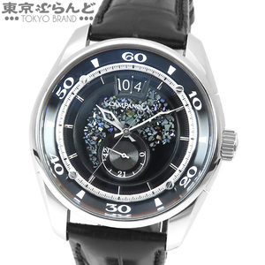 101713307 シチズン CITIZEN カンパノラ 琉雅 りゅうが NZ0000-07F ブラック SS レザー ラジューペレ ビッグデイト 腕時計 メンズ 自動巻