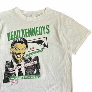 激レア ビンテージ 80s【DEAD KENNEDYS】Kill The Poor デッドケネディーズ バンド Tシャツ 古着 パンク ロックT レーガン BLACK FLAG 90s