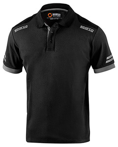 SPARCO（スパルコ） ポロシャツ TECH POLO ブラックxグレー Lサイズ