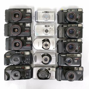 Canon Autoboy 155 , N130Ⅱ , Tele , Luna , epo , Zoom105 他 コンパクトフィルム 15点セット まとめ ●ジャンク品 [8718TMC]