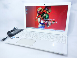 dynabook T554/67KWS Core i7 3630QM/8GB/新品SSD512GB/Blu-ray/Webカメラ/テンキー/15.6型FWXGA(1366×768)/office/Win10 Home【3978427】