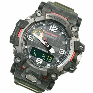 1円 稼働 美品 箱/保証書付 CASIO カシオ G-SHOCK Gショック GWG-2000 マスターオブG マッドマスター QZ 電波 メンズ 腕時計 30220240416