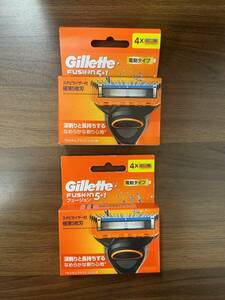 【未使用】Gillette FUSION ジレット フュージョン 5＋１ 替刃 4コ × 2点