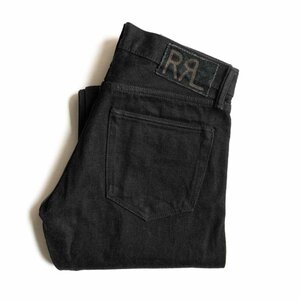 【美品】RRL 【SLIM FIT BLACK DENIM PANTS 】29×30 スリムフィット ブラックデニム ジーンズ アメリカ製 2403404