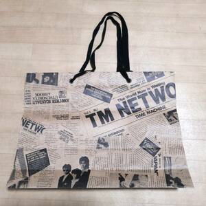 TM Network 初期オフィシャルグッズ 手提げバッグ グッズ TMネットワーク 小室哲哉 宇都宮隆 tmn