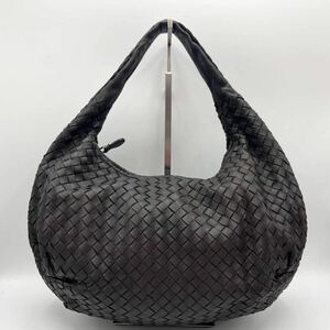 1円◎大人気◎BOTTEGA VENETA ボッテガヴェネタ ホーボーバッグ ワンショルダーバッグ ハンドバッグ イントレチャート 編み込み レザー 