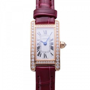 カルティエ Cartier タンク アメリカン WJTA0026 シルバー文字盤 新品 腕時計 レディース