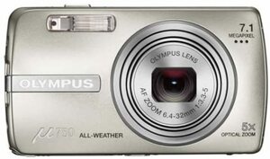 OLYMPUS デジタルカメラ μ750 スターリーシルバー μ-750 SLV(中古品)