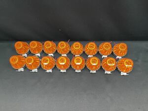 S-92　サイドランプ　16個 オレンジ　アンバー　橙　板橋用品製作所 電球式 レトロ デコトラ　アート 車高灯 蛍　ゼリーマーカー