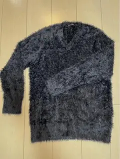 AMPHIBIAN フェザーVネックセーター