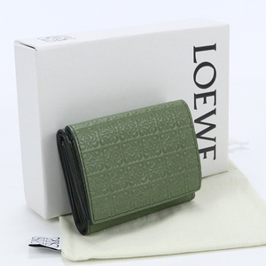 中古良品ロエベLOEWE リピート トライフォールドウォレット ブランド 三つ折り財布 C499TR2X01 ランク：A us-2 レディース