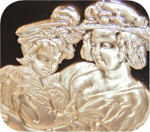 レア 希少品 偉大な画家 ルーベンス 絵画 ルーヴルの至宝 愛と平和の祈りをこめて 純銀製メダル Silver925 コイン コレクション 記念 記章