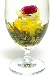 お花が開く幸せ工芸茶 水中花籠 6個入り 正式検疫品 中国茶葉 花茶 ジャスミン茶葉 ジャスミンティー