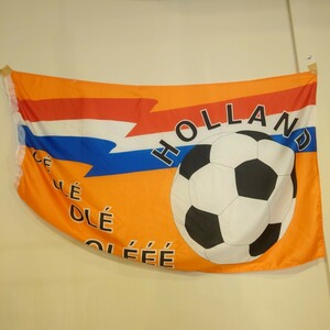 オランダ　サッカー　フラッグ　/Y1460 