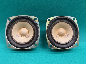 FOSTEX　フォステクス　8F01C　8cm　８Ω　フルレンジスピーカー　２個１ペアー　USED