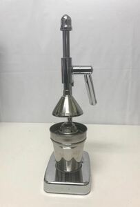 SALE ★★おすすめ★★ Stainless Used Manual Lemon Juicer手動 ステンレスハンドプレスレモンジューサー 中古です。