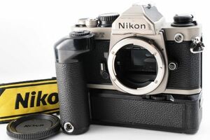 ニコン Nikon New FM2/T Titanium body w MD-12 #112A