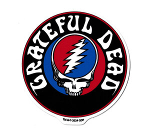 グレイトフルデッド ステッカー アメリカン おしゃれ かっこいい ロック 音楽 ミュージシャン スカル GRATEFUL DEAD サークルロゴ