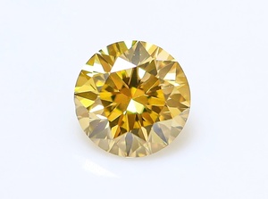 【１００円～】VS2！0.305ｃｔ 天然ダイヤ FANCY DEEP YELLOW(ナチュラルカラー) 