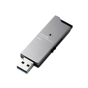 エレコム USBメモリー USB3.0対応 スライド式 高速 DAU 64GB ブラック MF-DAU3064GBK /l