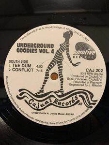 ★最強！★Underground Goodies Vol.4★Cajual Records 90 Chicago House Cajmere Green Velvet Ron Hardy Knuckles マニア コレクター