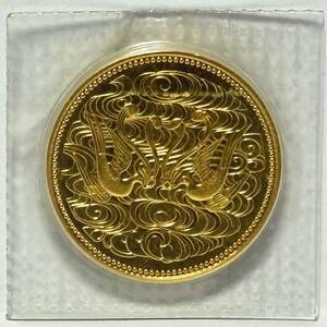 (6) 天皇陛下 御在位六十年 記念硬貨 拾万円 10万円 昭和61年 記念金貨 純金 K24 24金 金貨 ブリスターパック入り 20g