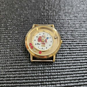 腕時計　サンタクロース　ビーズ入り　時計　金色　中古　コレクション