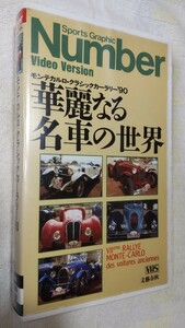 VHSビデオ モンテカルロ クラシックカーラリー’90 華麗なる名車の世界