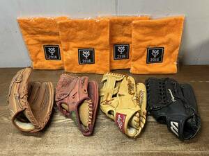 野球グッズまとめ(Rawlings/ローリングス,MIZUNO/ミズノ etc.) ●1795Y● 巨人 グローブ 現状品 ジャイアンツ タオル ベースボール