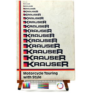 [Vintage] [Delivery Free]1990s KRAUSER Motorcycle Touring Style クラウザー モーターサイクル ツーリンググッズカタログ [tag9999]