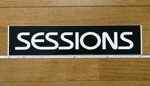 Sessions MFG Snowboard & Clothing Outerwear Promo Jumbo Sticker 16inセッションズ スノーボード アウターウエア 40.64cm特大ステッカー