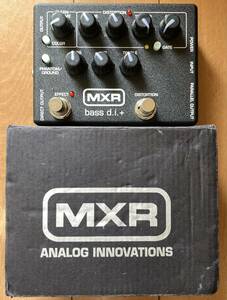 正規品　概ね美品　MXR bass d.i.+ M-80 中古 ベース プリアンプ ディストーション 箱入り ANALOG INNOVATIONS