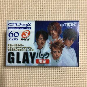 TDK CDing2 60 3パック【GLAYパック】ハイポジション　カセットテープ【未開封新品】■■