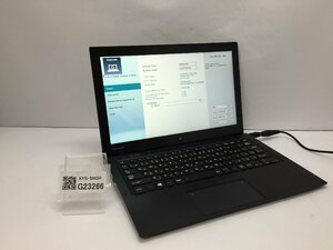 ジャンク/ TOSHIBA dynabook R82/T PR82TFGDC47AD11 Intel Core m3-6Y30 メモリ4.1GB SSD128.03GB 【G23266】