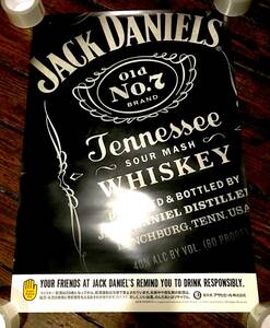 ポスター【JACK DANIEL’S/ジャックダニエル/B】ウイスキー/BARインテリア/ディスプレイ/Whiskey/PUB/アメリカ雑貨