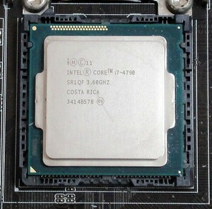 LGA1150 第4世代 Haswell 4コア 8スレッド Intel Core i7-4790 ①