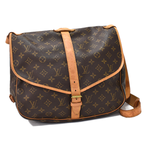 ルイヴィトン ソミュール35 メッセンジャー ショルダーバッグ M42254 モノグラム キャンバス LOUIS VUITTON