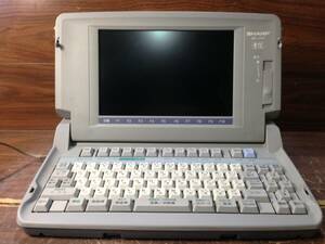 Jさ897　SHARP　シャープ　モノクロ液晶ワープロ　書院　WD-J200　ジャンク品