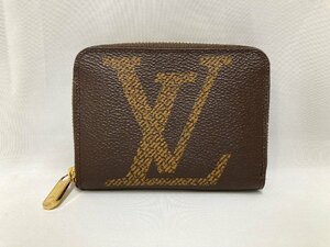 美品♪LOUIS VUITTON ルイヴィトン M69354 モノグラム ジャイアント ジッピー コインパース ICチップ ブラウン系 ゴールド金具 小銭入れ♪