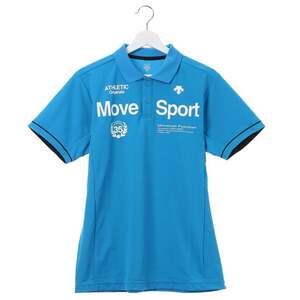 送料無料◆新品◆DESCENTE デサント Move Sport ムーブスポーツ 半袖ポロシャツ◆(S)◆DAT-4702 (SBLU)