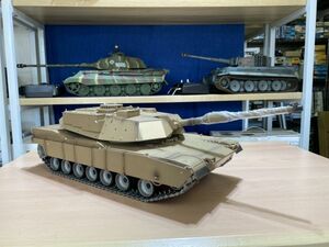 1241 　3918-1P（0213） ヘンロン 1/16M1A2 メタルキャタピラ版　砲身もリコイル　henglong