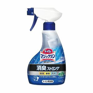 【新品】（まとめ）花王 トイレマジックリン消臭・洗浄スプレー 消臭ストロング 本体 400ml 1本【×10セット】