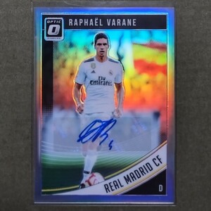 2018-19 Panini Donruss Raphael Varane 直筆サインカード